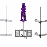 Agitateur mécanique de 2,2 kW à 180 kW pour réservoir de mélange de boues, vente en gros, fabricant et fournisseur