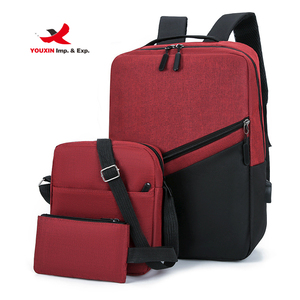 Factory Price Office Travel Laptop Day <b>Pack</b> 3 in 1 Laptop Backpack with USB Charging Port - Product Image 2