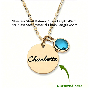Bijoux en acier inoxydable plaqué or 18K, DIY, personnalisé, nom enfant, cadeau, Bracelet à breloques <span class=keywords><strong>pour</strong></span> bébé, garçon et fille, vente en gros - Product Image 4