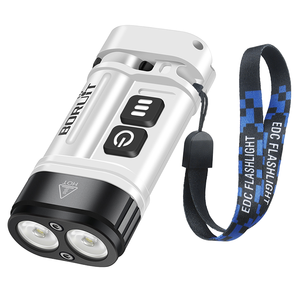 <span class=keywords><strong>Linterna</strong></span> EDC de 10W, Aleación de Aluminio, Recargable por USB, Impermeable, 880LM, RGB, Luz Estroboscópica/SOS, Haz de 50m, Imán, para Camping/Emergencias, CRI - Product Image 1