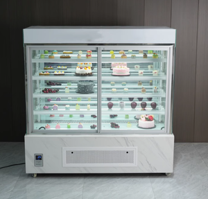 Tủ bánh tủ lạnh thực phẩm nấu chín hiển thị trái cây lựa chọn món ăn làm mát bằng không khí tủ trưng bày theo chiều dọc - Product Image 3