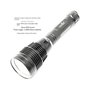 Chuyên Nghiệp Câu Cá P200 Hợp Kim Nhôm Không Thấm Nước Lặn Đèn Pin Siêu Sáng LED 1000 + Lumens IP68 Đánh giá 26650 Pin 500M - Product Image 5