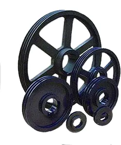 Custom Pulleys Standard Size SPA SPB SPZ SPC Sheave Wheel Cast Iron Conveyor Motor v belt pulley