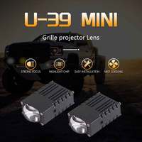 Luz LED auxiliar de trabajo de conducción para camión de motocicleta, luces de punto ámbar blanco, iluminación automática Exterior mejorada para el trabajo, LED de 2 pulgadas