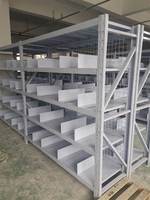 Étagères XDH, panneaux de séparation en acier, design moderne, utilisation en entrepôt multifonctionnelle, capacité de 1500 kg, empilables