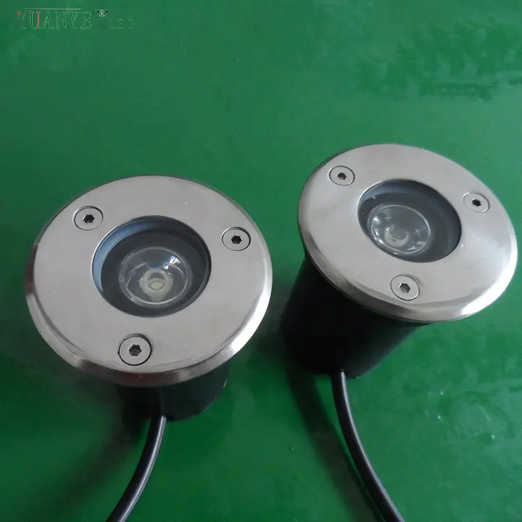 Dia100mm 1w 2w 3w ip65 outdoor led underground lights