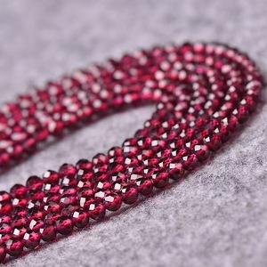 2MM Mozambique Granaten Steen Facetgeslepen Halfafgewerkte Losse Kraaltjes in Blauw Roze Geel Wit Paars Wit Pine Voetbalvormig Ontwerp - Product Image 4