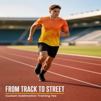T-shirt d'entraînement pour homme à séchage rapide, impression par sublimation personnalisée, directement de l'usine, pour la course à pied, la gym et la remise en forme