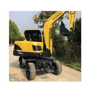 Excavatrice d'occasion Hyundai d'origine 6 tonnes R60w-9 60W, petite excavatrice Hyundai 60w-7 60w-9 Hyundai60wvs en excellent état, vente directe usine - Product Image 1