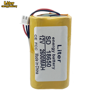 12V 18650 ليثيوم بطارية حزمة 3S1P 2.6ah 2.8ah 3ah الصيد مصباح ليد 12.6V الطوارئ DIY بطاريات مع PCB - Product Image 1
