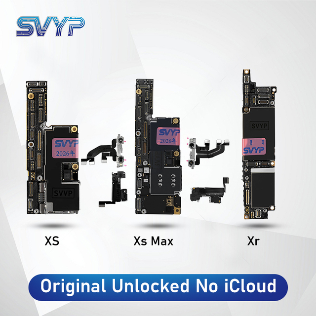 64GB 128GB Original Unlocked Mobile Phone Motherboard for iPhone X XS MAX XR Motherboard With Face ID
