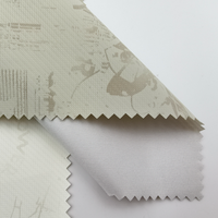 Tissu Pongee Mat Ultra Fin 75D Ripstop Enduit PU 100% Polyester Imperméable Respirant Tricoté pour Vestes d'Hiver d'Extérieur