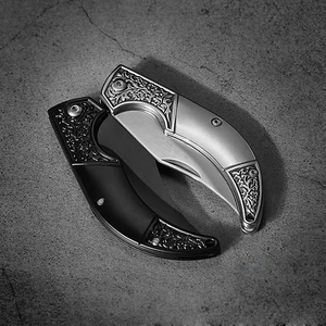 سكين قابل للطي من الفولاذ المقاوم للصدأ من بوتشن، سكين متعدد الاستخدامات للصيد وتقطيع اللحوم والتخييم والصيد في الهواء الطلق ونحت الخشب وفتح الرسائل - Product Image 5