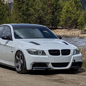 Car Front Bumper <b>Splitter</b> Side Spoiler Air Vent Wind Knife Body Kits for BMW 3 Series E90 E91 M Sport 2005-2008 - Product Image 6