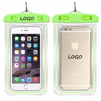 Luminous Waterproof Cell Phone Case, PVC Waterproof Bag
