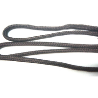 Macramé cordon torsadé coton tresse cordon taille corde 3mm 4mm 5mm 6mm multicolore longueur tissé chaussures de travail couleur noire chaussures