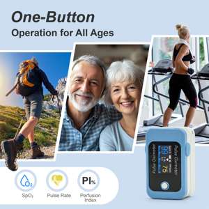 Oxymètre de pouls BERRY BM1000D précis et économique, mesure du SpO2, du rythme cardiaque et de la fréquence respiratoire, moniteur portable pour le doigt, écran TFT, certifié CE - Product Image 5