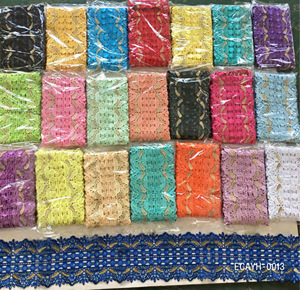 Passamaneria in pizzo ricamata a mano con strass 3D, <span class=keywords><strong>motivo</strong></span> floreale, 100% poliestere, per <span class=keywords><strong>abbigliamento</strong></span> femminile africano - Product Image 1