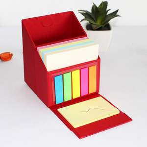 Nuevas Notas Adhesivas Magnéticas con Tapa Abatible, Creativas, de Colores, para la Escuela/Oficina, con Marcadores de PET y Caja, para Regalo Promocional de Papelería - Product Image 1