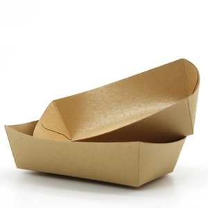 Paper Food Trays Disposable Food Serving Trays for Fast Food Snacks French Fries Burgers Street Food Catering Restaurant - Product Image 2