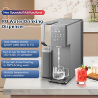 Quatre-en-un RO osmose inverse purificateur d'eau distributeur chaud froid ménage boîtier en plastique appareil ménager filtre à eau potable