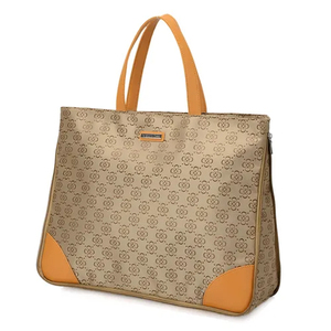 2026 Autumn Winter New Retro Durable Foldable Waterproof Polyester Women's Large-Capacity 3L+ Zipper Handbag Cotton Lining Chain - Product Image 3