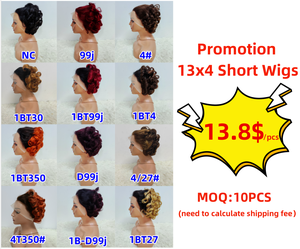 $13.8 Promotion Letsfly Wholesale <b>Wigs</b> Vendor 13x4 Lace Frontal Short <b>Pixie</b> <b>Wigs</b> for Black Women Curly 100% Human Hair Color <b>Wig</b> - Product Image 4