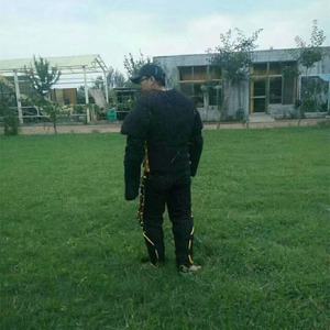 Combinaison d'entraînement en nylon noir pour chiens de travail, protection intégrale, grande taille, résistante aux morsures et aux déchirures - Product Image 5