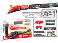 Enfant Puzzle Éducation Jouer Jeu Interactif Cadeau Jouets B/O Électrique Rétro Rail Train Piste Jouets Avec Lumière Musique Véhicule Pour Enfant
