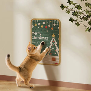 Maßgefertigter Kratzbaum für Katzen im modernen Stil, Umweltfreundlich, Individuell bedruckte Kratzmatte für Katzen, Wandkratzbretter, Natursisal, für den Innenbereich, aus Pappe - Product Image 1