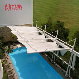 Estructura de Membrana Arquitectónica de Acero con Revestimiento PVDF de Diseño de Calidad para Piscina - Product Image 1