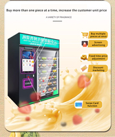 Duurzame Stalen Koelsysteem Vers Fruit & Groenten Munt/Qr Code/Token Betaling Automaat Met Sdk-Functie