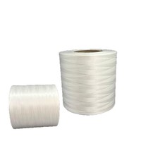 Acid Alkali Free Super Absorbent Polymer Coated Polyester Water Blocking High Tensile Strength Swellable Cable Filler Yarn for