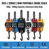 Pèse-grue numérique LCD en acier inoxydable avec crochet et manille, 30 kg, résistant à la corrosion, OEM pour l'alimentation/pêche