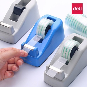 Dispensador de cinta adhesiva Deli 811, cortador de plástico y acero para uso en el hogar y la oficina - Product Image 1