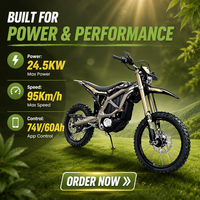 Grande Promotion 2026 Moto Électrique Tout-Terrain Sur Ron Suron Ebike Ultra Bee 24500W 74V 60AH Vélo Électrique Offre Spéciale