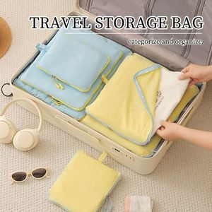 Sac de rangement portable en tissu Taslon de style minimaliste japonais pour vêtements et bagages - Product Image 5