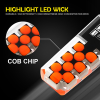 EURS Neue Super Auto Innenraum-LED-Lampe T10 W5W 194 18COB Blinkende Autobirne 6000K Farbtemperatur 12V Kennzeichenbeleuchtung