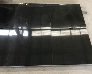 แผ่นขัดหินแกรนิตสีดำเงาสำหรับบันไดห้องน้ำและเคาน์เตอร์การออกแบบที่ทันสมัย - Product Image 2