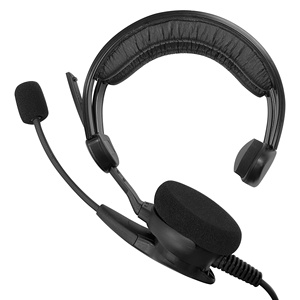 Écouteurs supra-auriculaires TK Plug pour <span class=keywords><strong>talkie</strong></span>-<span class=keywords><strong>walkie</strong></span> avec microphone réglable, radio bidirectionnelle, cordon de 1,4 m, sans réduction de bruit, en métal - Product Image 3