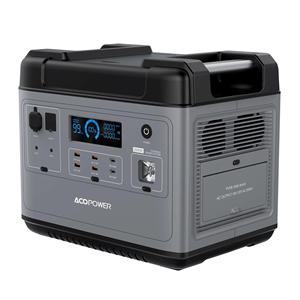 Station d'alimentation portable ACO POWER P2001, batterie lithium-ion, panneau solaire, source de courant pour voiture, lampe torche, télécommande, MPPT 37684 - Product Image 4