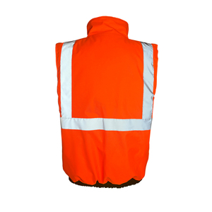 Chaleco de Alta Visibilidad CITICITYWX para Invierno, Impermeable, con Parte Inferior Negra y Reflectante Rojo - Product Image 2