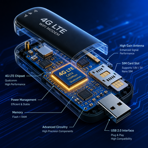 Router <span class=keywords><strong>MiFi</strong></span> de Bolsillo con Punto de Acceso WiFi Móvil 4G LTE Directo de Fábrica, Módem Inalámbrico con Ranura para Tarjeta SIM, Punto de Acceso Portátil Mini para Viajes - Product Image 6