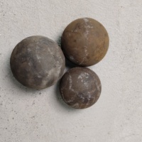 Billes de broyage en acier forgé, haute résistance aux chocs, résistantes à l'usure, pour les broyeurs à billes de minerais d'or, de cuivre et de fer.