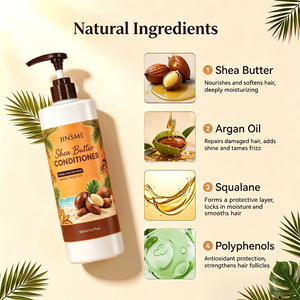 Acondicionador Profesional para el Cabello JINSME 500ml con Aceite de Argán y Manteca de Karité, con Polifenoles Naturales, Marca Privada OEM/ODM - Product Image 3