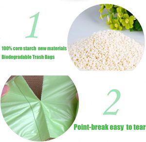 ถุงพลาสติกย่อยสลายได้สำหรับห้องครัวและห้องนั่งเล่น ถุงแบบแบนย่อยสลายได้ 100% - Product Image 6