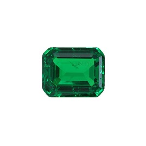 Tsavorite Garnet Rectangular Loose Stone Emerald Green Lab Created For Jewelry Making - Product Image 3