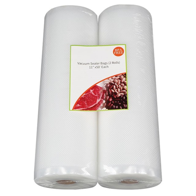 Food Packing Embossed Vacuum Sealer Bags Textured Vacuum Sealer Bags Moisture Proof Rolls