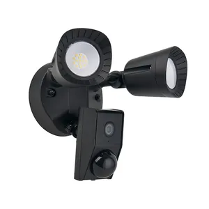 Nouveau Type sans fil Wifi ampoule capteur de mouvement de sécurité lumière de caméra d'inondation intelligente avec caméra