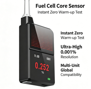 Détecteur de cellule à combustible H3Pro 2026 pour voiture avec application Bluetooth et verrouillage par téléphone, alcootest à vendre - Product Image 1